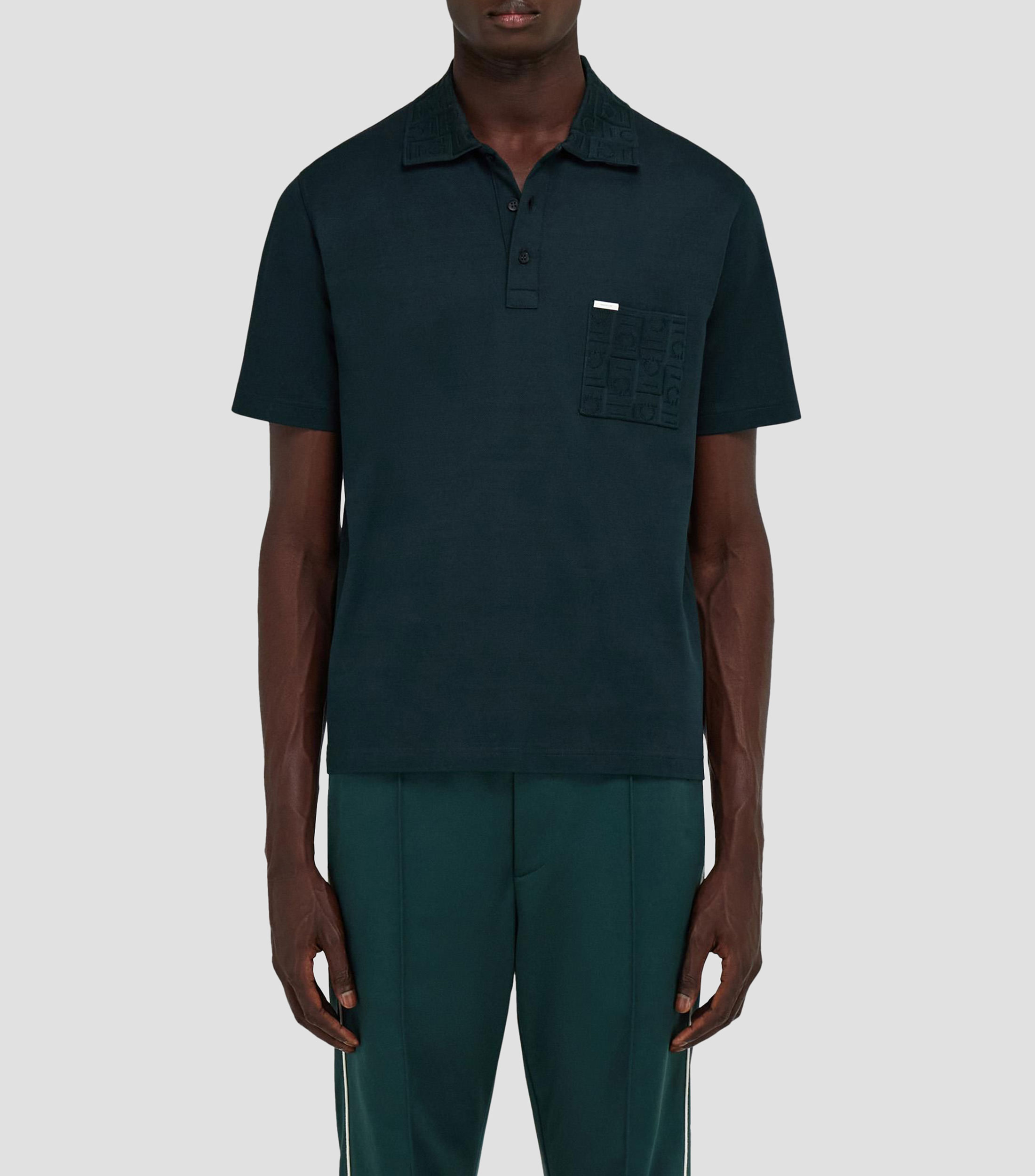 Polo manga corta con bolsillo Hombre